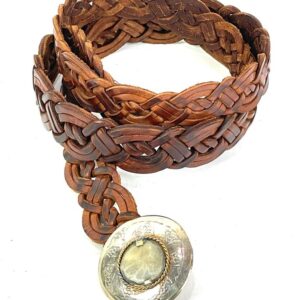 Cinturón artesanal de piel PEQ