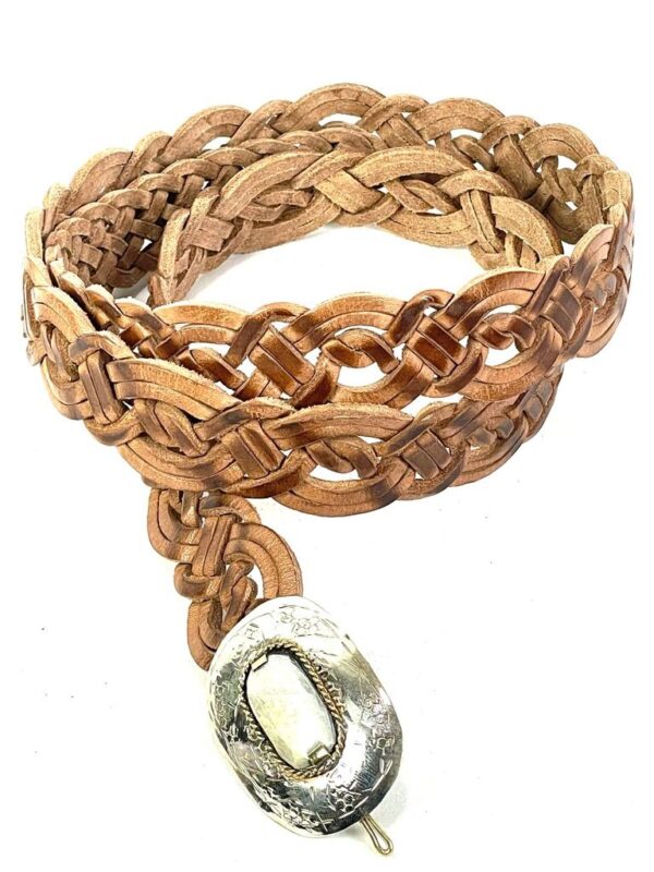 Cinturón artesanal de piel PEQ