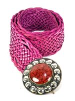 Cinturón de piel artesanal GRANDE