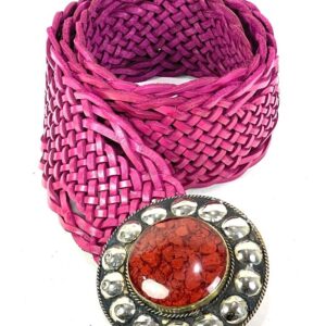 Cinturón de piel artesanal GRANDE