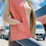 Chaleco bohemio étnico reversible