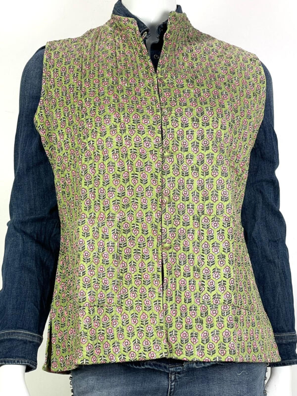 Chaleco bohemio étnico reversible