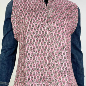 Chaleco bohemio étnico reversible