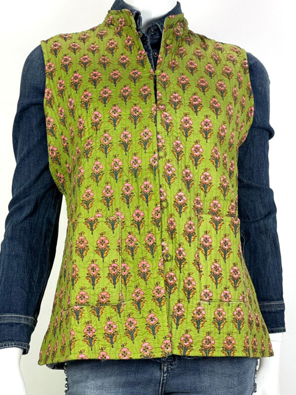 Chaleco bohemio étnico reversible