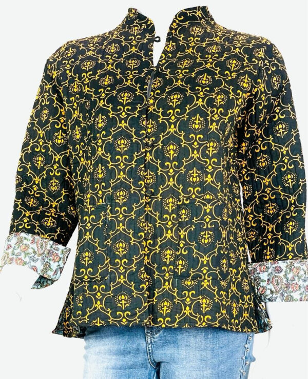 Chaqueta étnica estilo indio