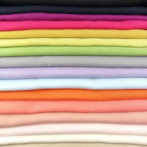 Bufanda lisa 180 cms. con flecos