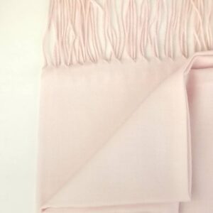 Bufanda lisa 180 cms. con flecos