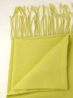 Bufanda lisa 180 cms. con flecos