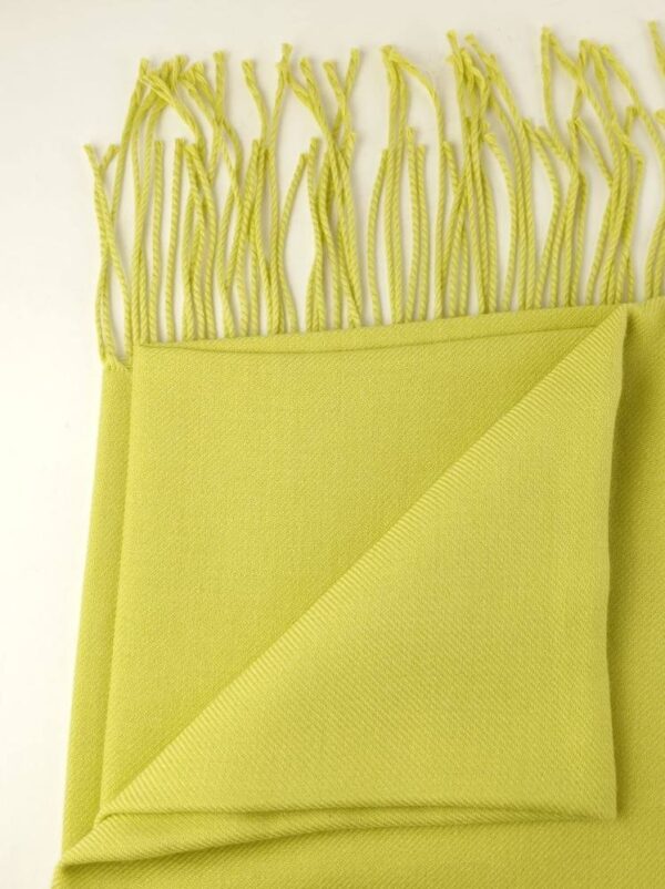 Bufanda lisa 180 cms. con flecos