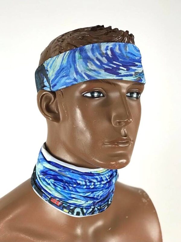 Braga deportiva estampada multicolor