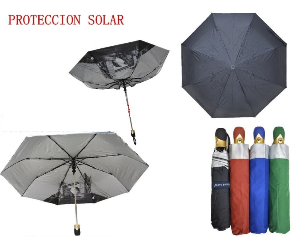 Paraguas corto con protección Solar