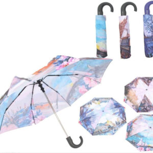 Paraguas cortos estampados
