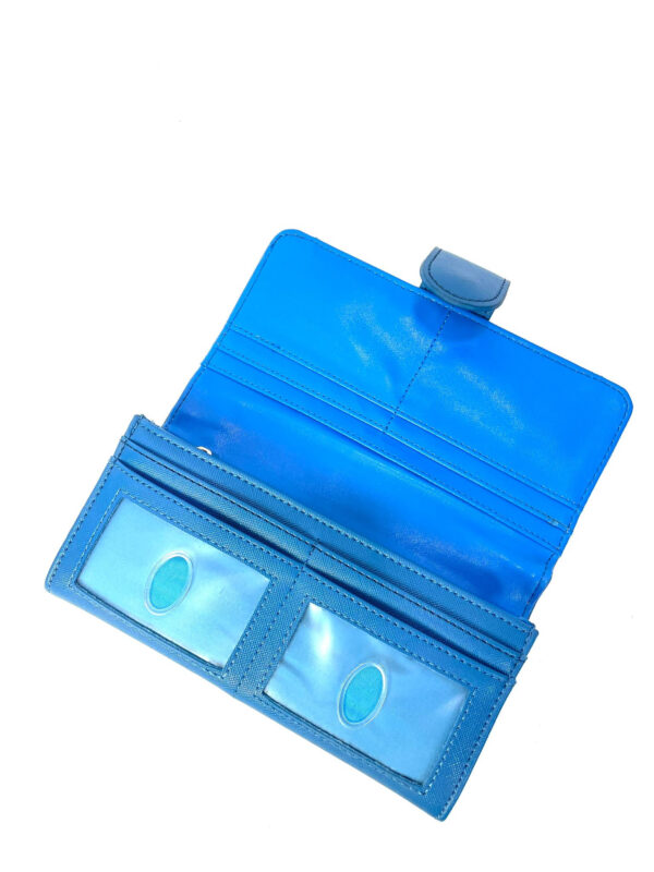 Cartera polipiel con tarjetero