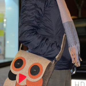 Bolso con diseño búho