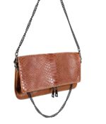 Bolso Sobre de piel serpiente