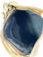 Bolso búho de piel con pelo