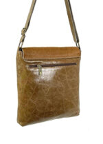 Bolso búho de piel con pelo