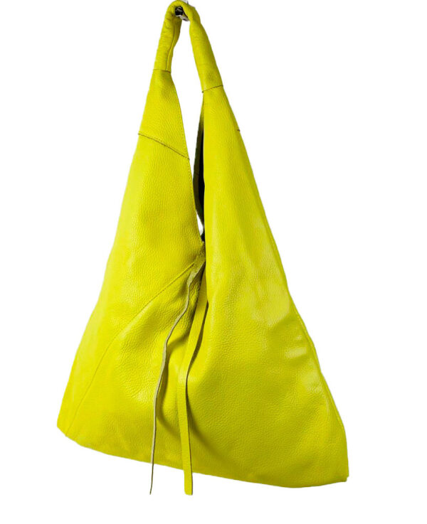 Bolso shopper piel de grano con monedero