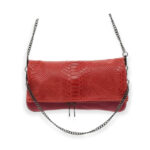 Bolso Sobre de piel serpiente