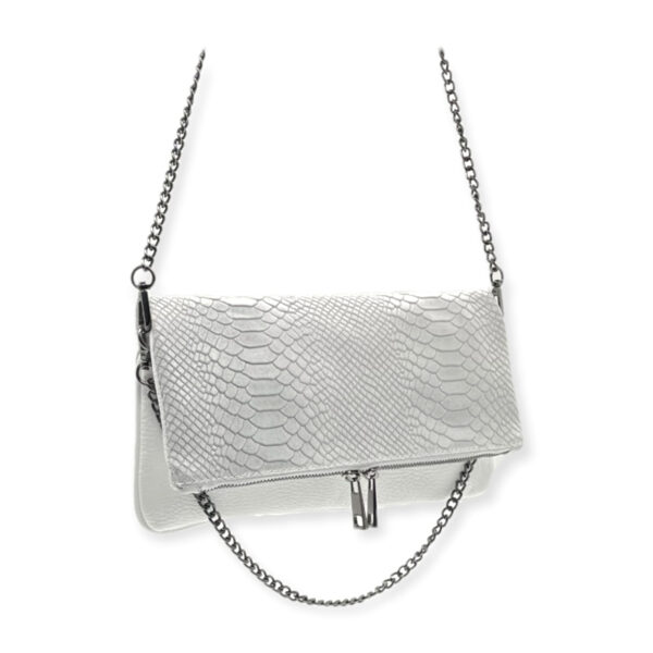 Bolso Sobre de piel serpiente