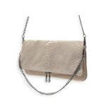 Bolso Sobre de piel serpiente