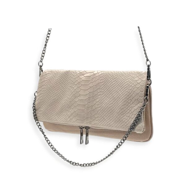 Bolso Sobre de piel serpiente