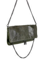 Bolso Sobre de piel serpiente