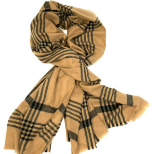 Bufanda con estampado a rayas