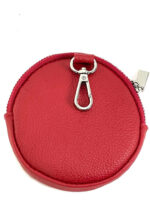 Monedero de piel con enganche