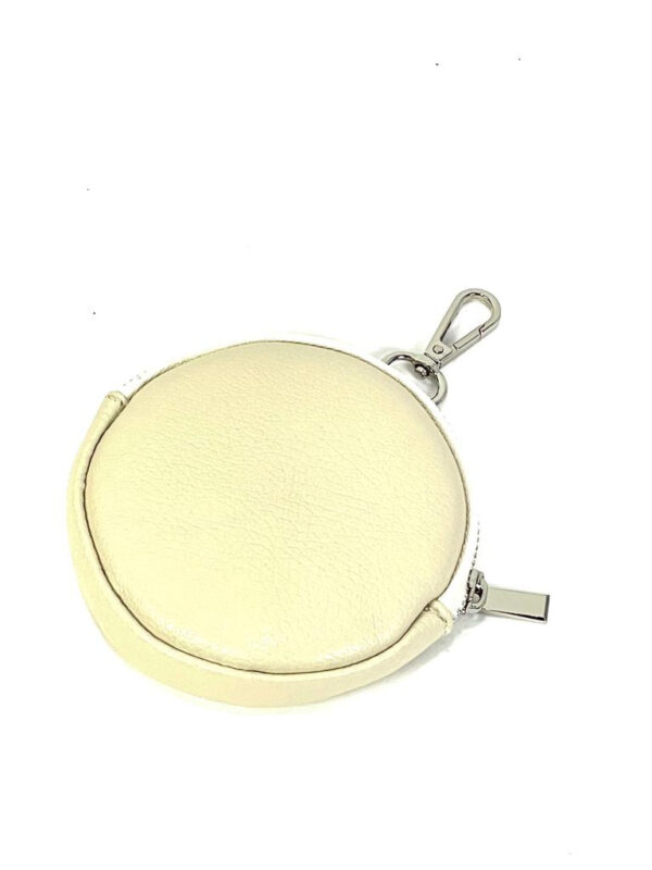 Monedero de piel con enganche