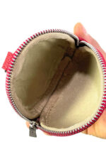 Monedero de piel con enganche