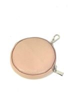 Monedero de piel con enganche