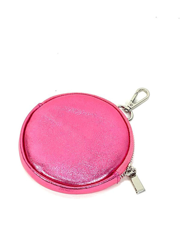 Monedero de piel con enganche