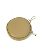 Monedero de piel con enganche