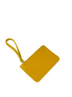 Cartera de mano de piel para pasaporte