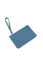 Cartera de mano de piel para pasaporte