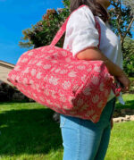 Bolso de viaje acolchado algodón