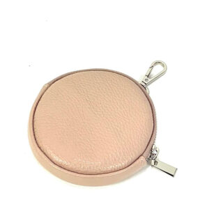 Monedero de piel con enganche
