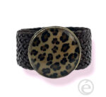 Cinturón de piel artesanal Animal Print