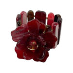 Pulsera nácar diseño flor