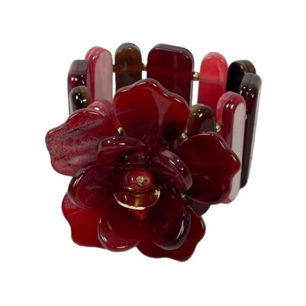 Pulsera nácar diseño flor