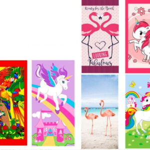 Toallas de playa y verano para niña