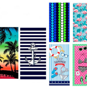 Toalla grande de playa estilo veraniego