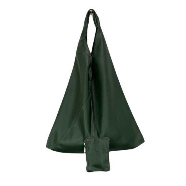 Bolso de piel nappa con monedero interior