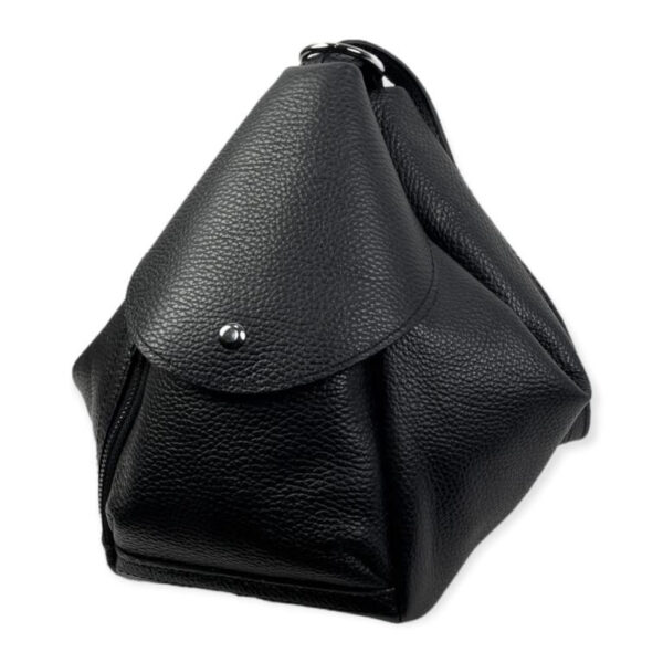 Bolso Mochila de piel con doble cierre