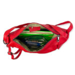 Bolso Mochila de piel con doble cierre