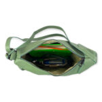 Bolso Mochila de piel con doble cierre