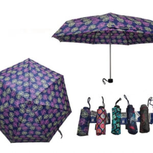 Paraguas corto para mujer de 7 puntas antiviento