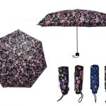 Paraguas plegables para mujer surtidos de color resistente al viento