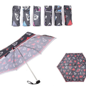Mini Paraguas plegables de pongee para mujer